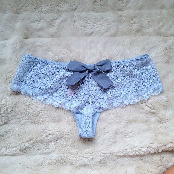 🍒NWT🍒 VS DREAM ANGELS WIDE SIDE THONG WITH BOW - Picture 2 of 7